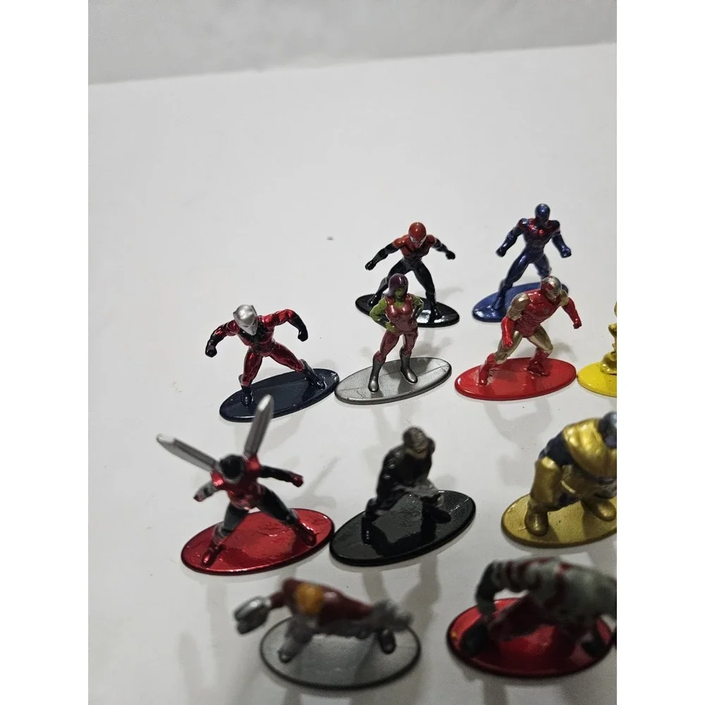 Jada Toys Marvel Nano Metalfigs MiniFigures DieCast Metal Lot Of‎ 20 Figures